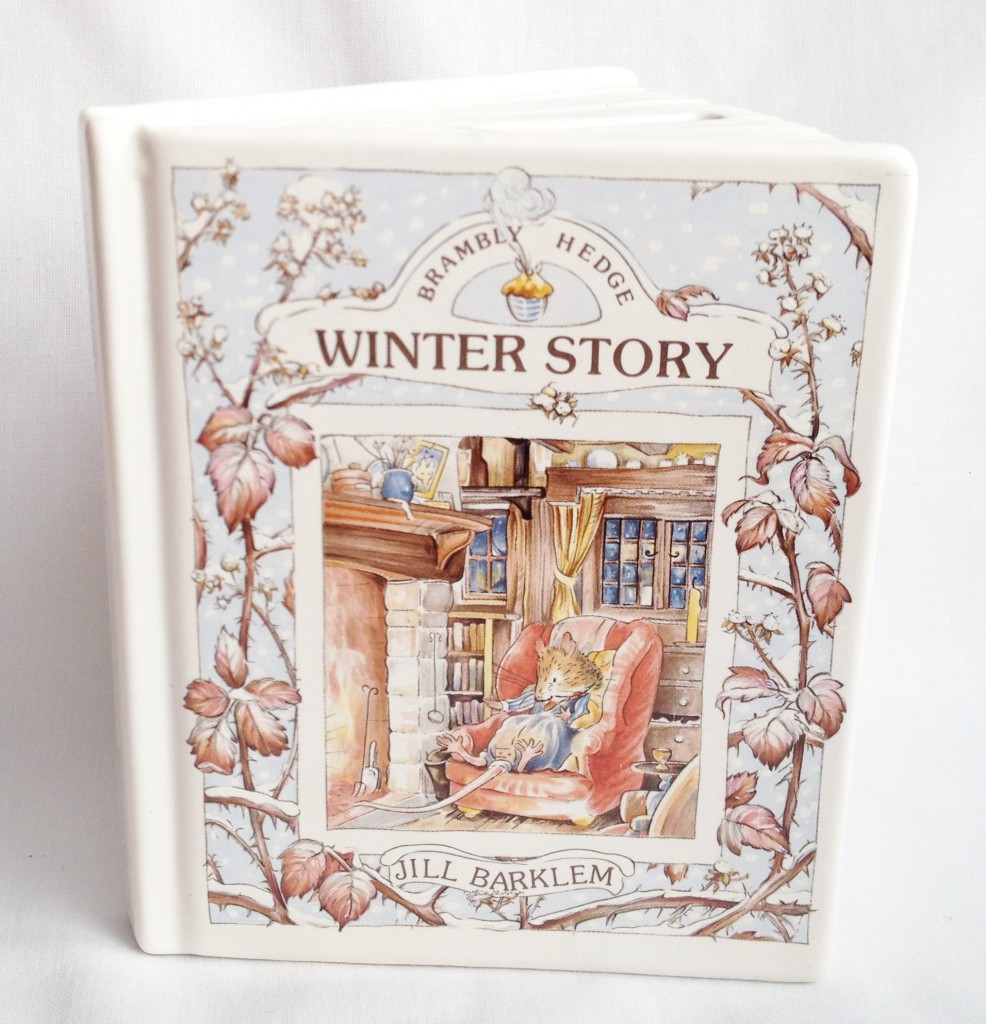Royal Doulton Collectable Royal Doulton Bramley Hedge Winter Story Book Money Box 1989 