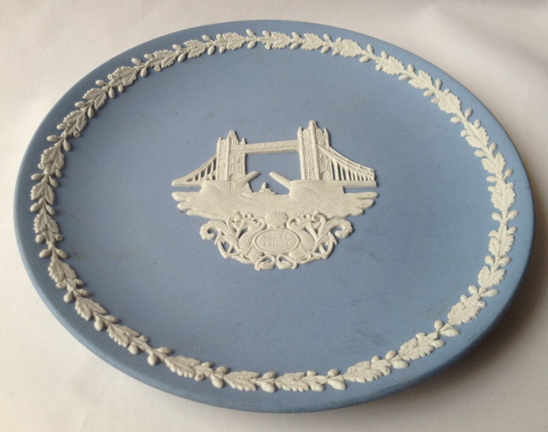 Compotier Wedgwood Jasperware Bleu Pâle – Portrait John F. Kennedy, 4 1/2 Pouces, Vintage