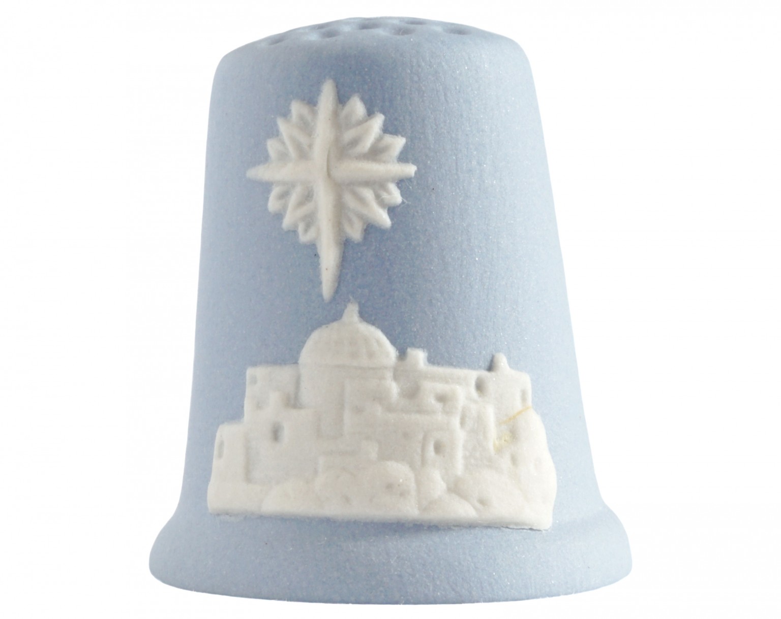 Nivag Collectables: Wedgwood - Blue Jasperware: Christmas 1988 Thimble ...